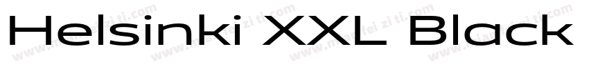 Helsinki XXL Black Regular字体转换